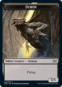 Demon // Germ Double-sided Token [Double Masters Tokens] | Nerdhalla Games