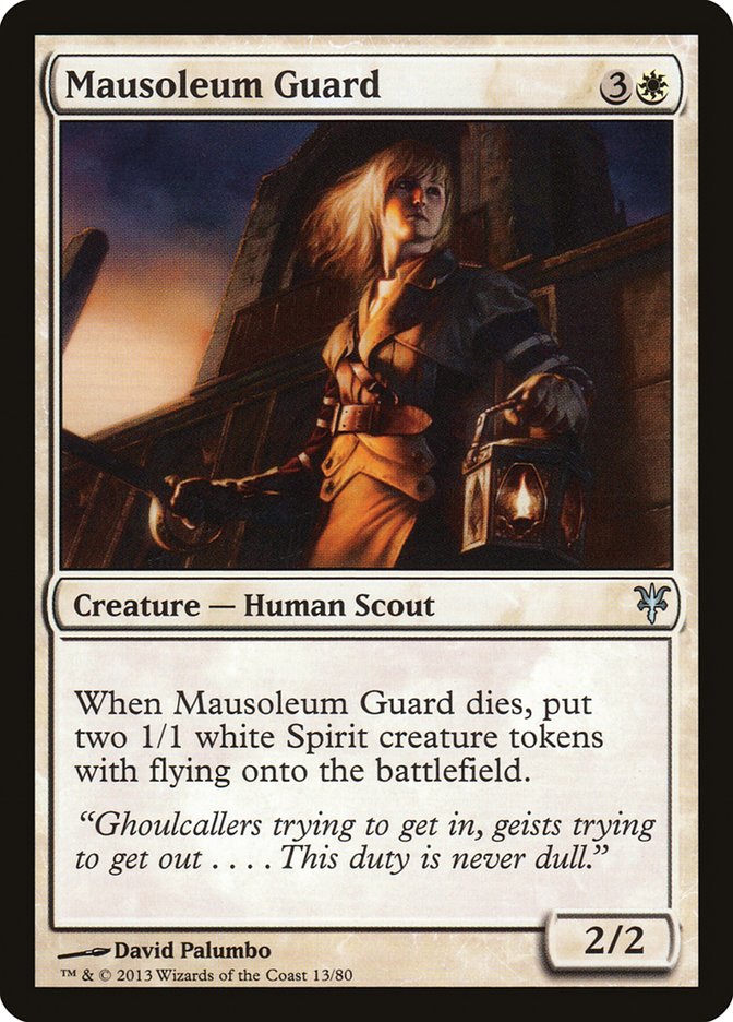 Mausoleum Guard [Duel Decks: Sorin vs. Tibalt] | Nerdhalla Games