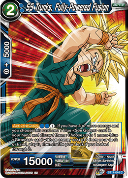 SS Trunks, Fully-Powered Fusion (BT14-044) [Cross Spirits] | Nerdhalla Games