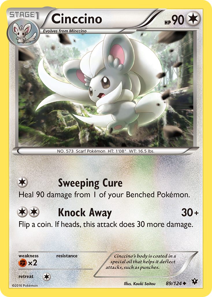 Cinccino (89/124) [XY: Fates Collide] | Nerdhalla Games