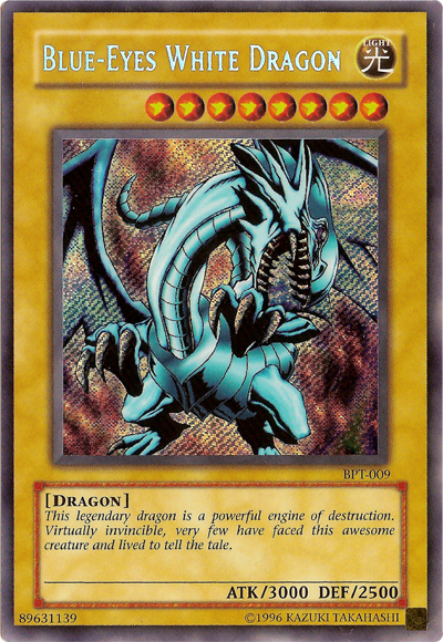 Blue-Eyes White Dragon [BPT-009] Secret Rare | Nerdhalla Games