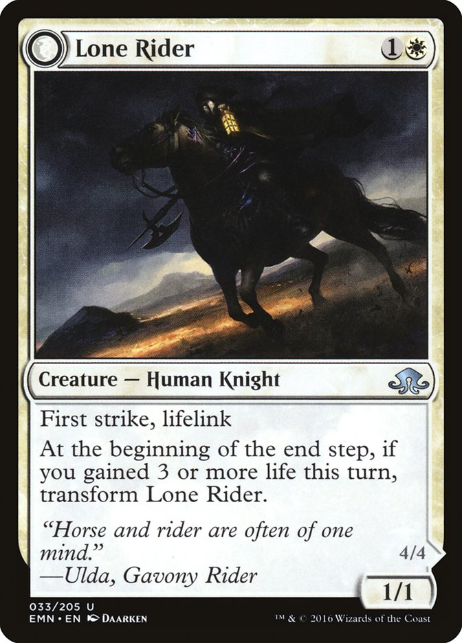 Lone Rider // It That Rides as One [Eldritch Moon] | Nerdhalla Games