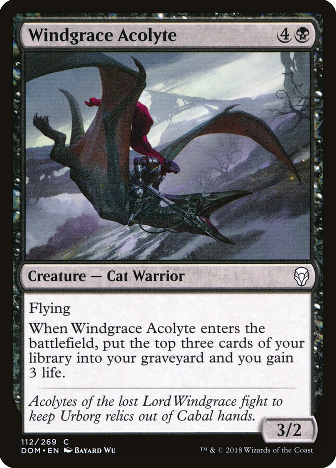 Windgrace Acolyte [Dominaria] | Nerdhalla Games