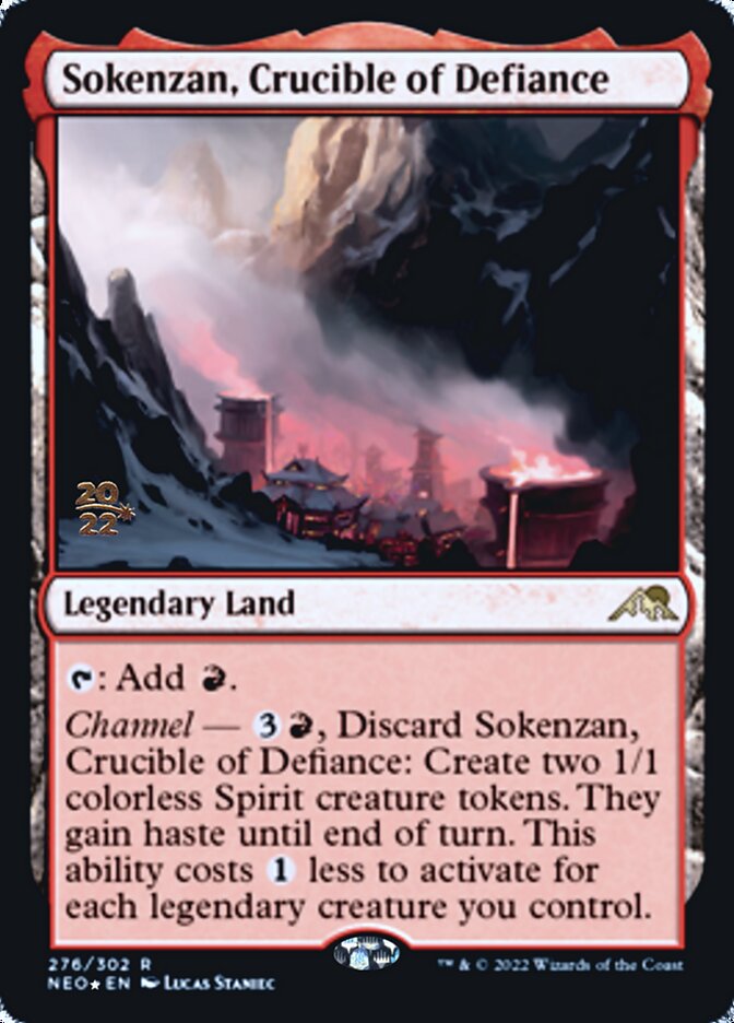 Sokenzan, Crucible of Defiance [Kamigawa: Neon Dynasty Prerelease Promos] | Nerdhalla Games