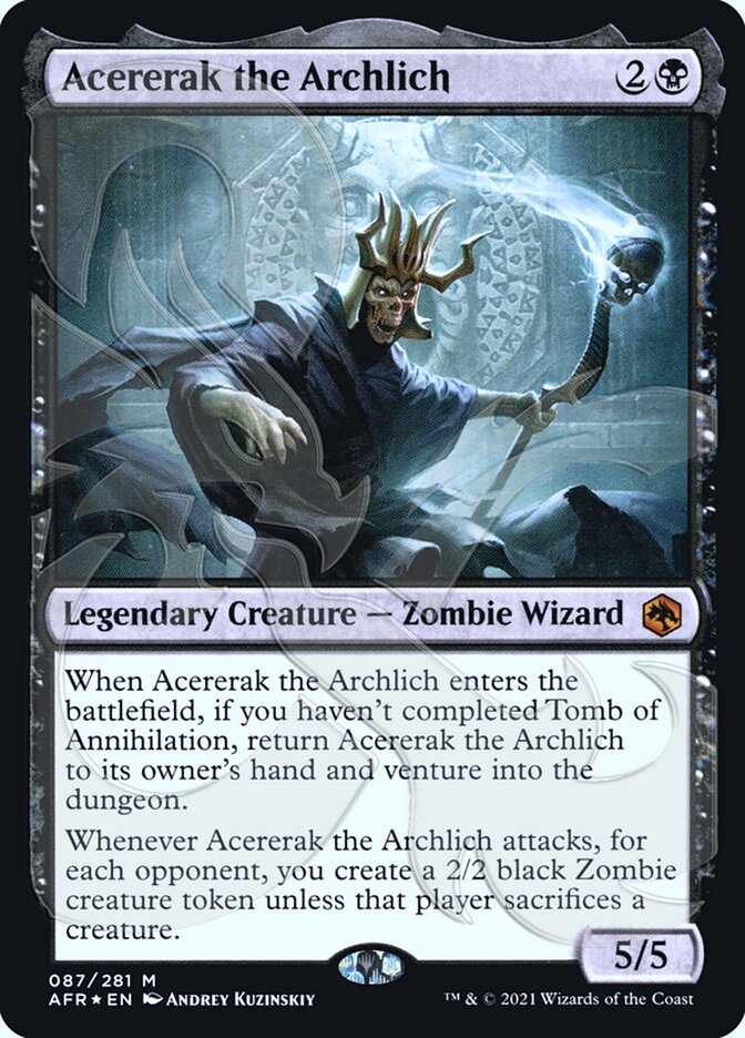 Acererak the Archlich (Ampersand Promo) [Dungeons & Dragons: Adventures in the Forgotten Realms Promos] | Nerdhalla Games