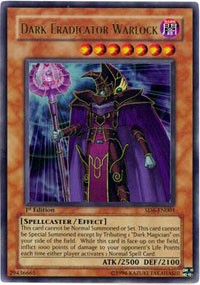 Dark Eradicator Warlock [SD6-EN001] Ultra Rare | Nerdhalla Games