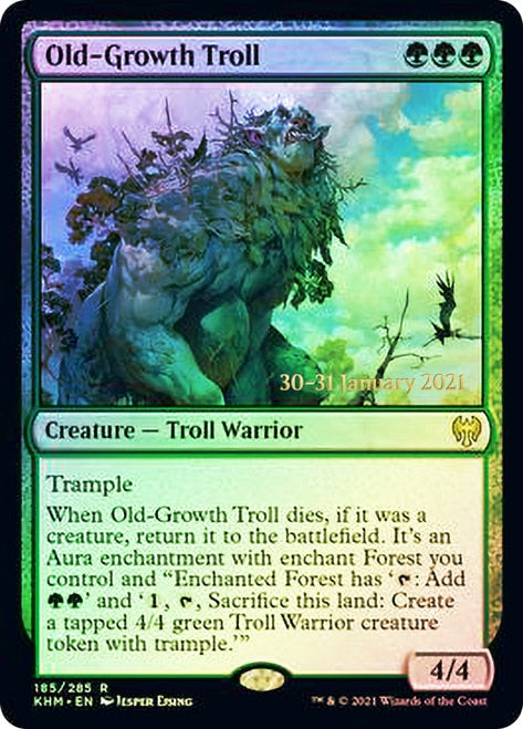 Old-Growth Troll  [Kaldheim Prerelease Promos] | Nerdhalla Games