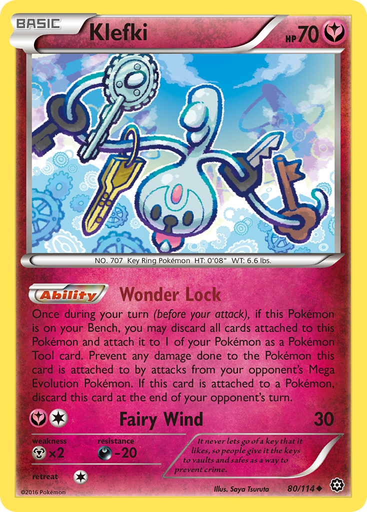 Klefki (80/114) [XY: Steam Siege] | Nerdhalla Games