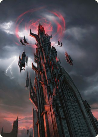 Barad-dur Art Card [The Lord of the Rings: Tales of Middle-earth Art Series] | Nerdhalla Games