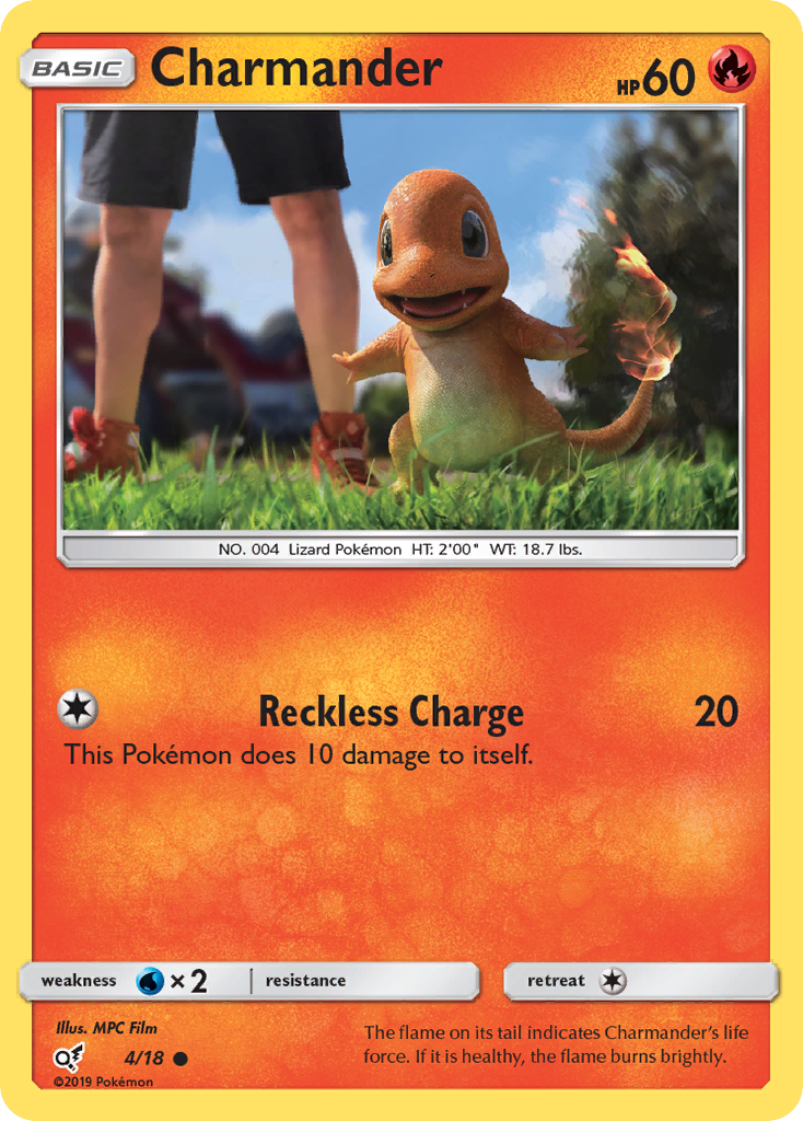 Charmander (4/18) [Sun & Moon: Detective Pikachu] | Nerdhalla Games