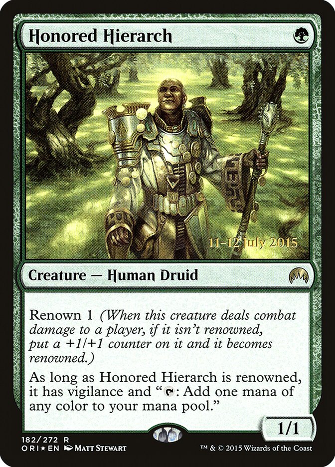 Honored Hierarch [Magic Origins Prerelease Promos] | Nerdhalla Games