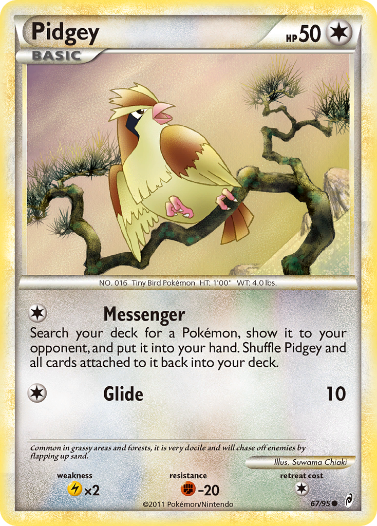 Pidgey (67/95) [HeartGold & SoulSilver: Call of Legends] | Nerdhalla Games