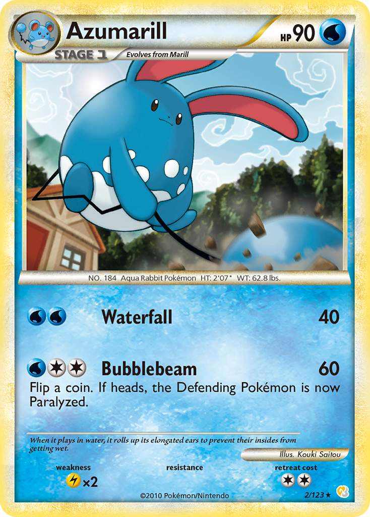 Azumarill (2/123) [HeartGold & SoulSilver: Base Set] | Nerdhalla Games