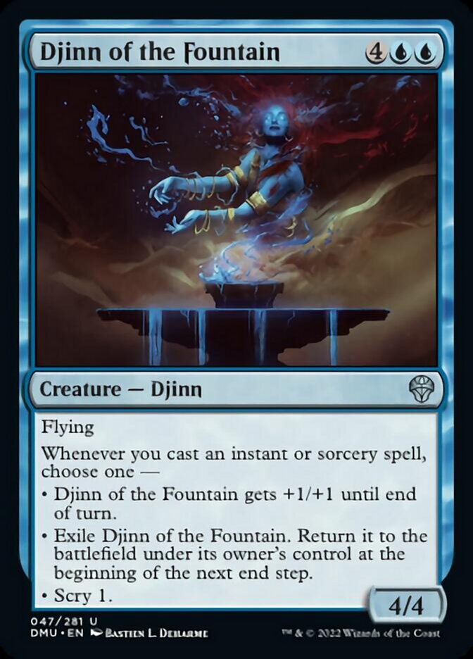 Djinn of the Fountain [Dominaria United] | Nerdhalla Games