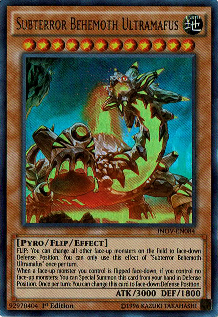 Subterror Behemoth Ultramafus [INOV-EN084] Ultra Rare | Nerdhalla Games