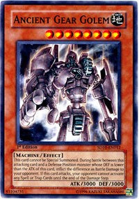 Ancient Gear Golem [SD10-EN012] Common | Nerdhalla Games