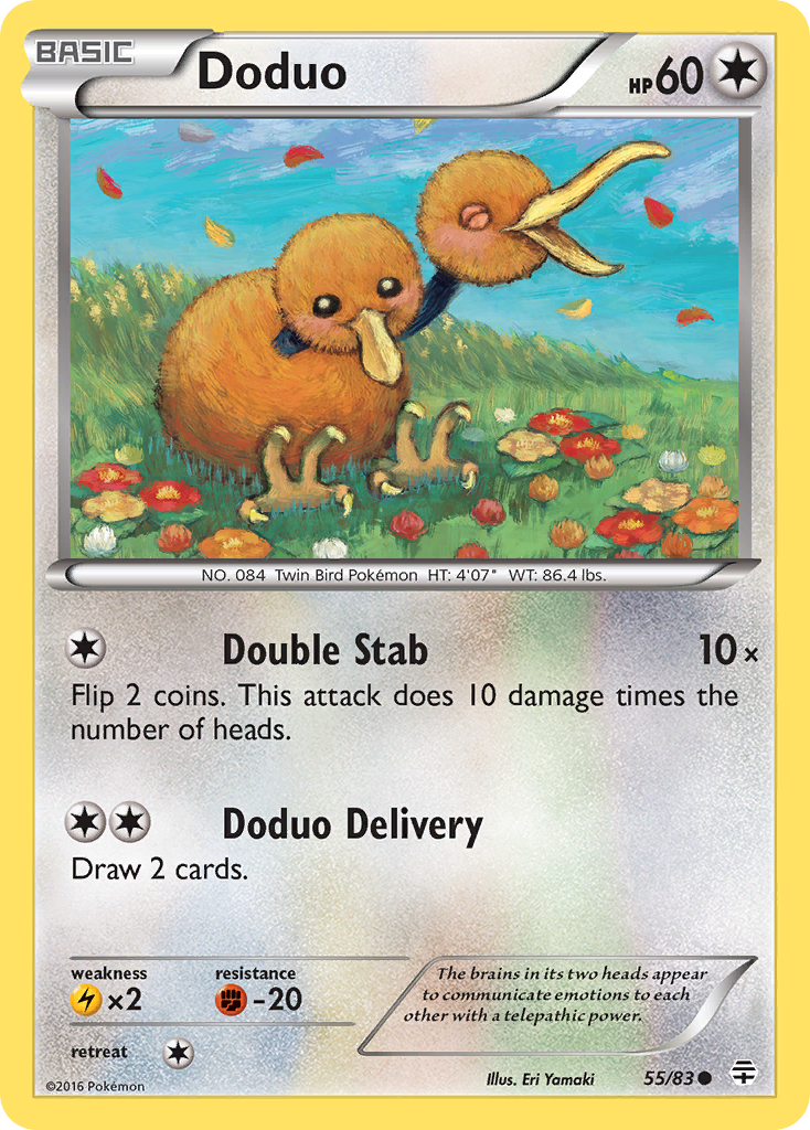 Doduo (55/83) [XY: Generations] | Nerdhalla Games