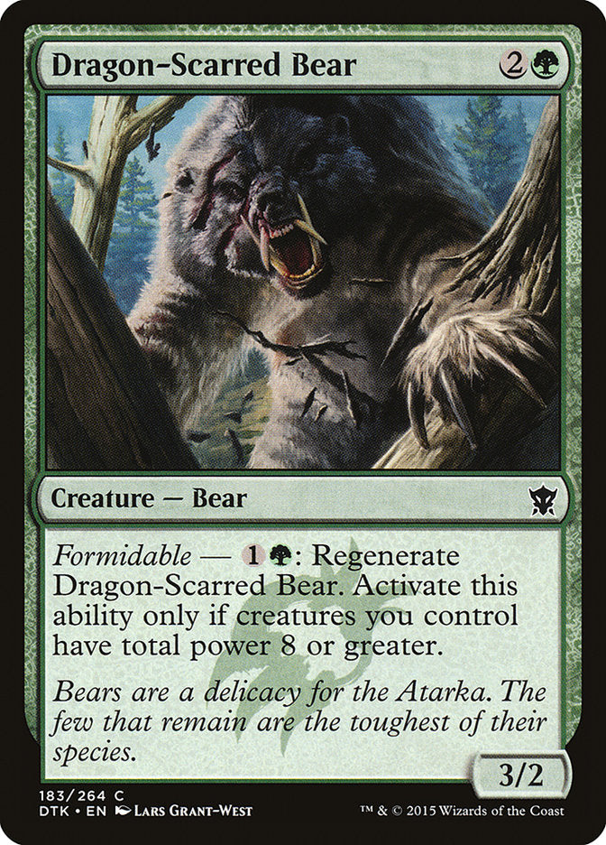 Dragon-Scarred Bear [Dragons of Tarkir] | Nerdhalla Games