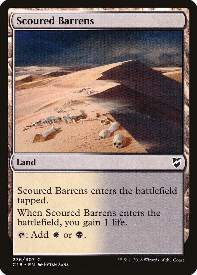 Scoured Barrens [Commander 2018] | Nerdhalla Games