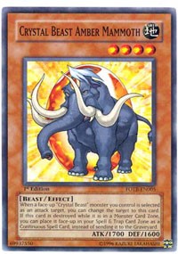 Crystal Beast Amber Mammoth [FOTB-EN005] Common | Nerdhalla Games