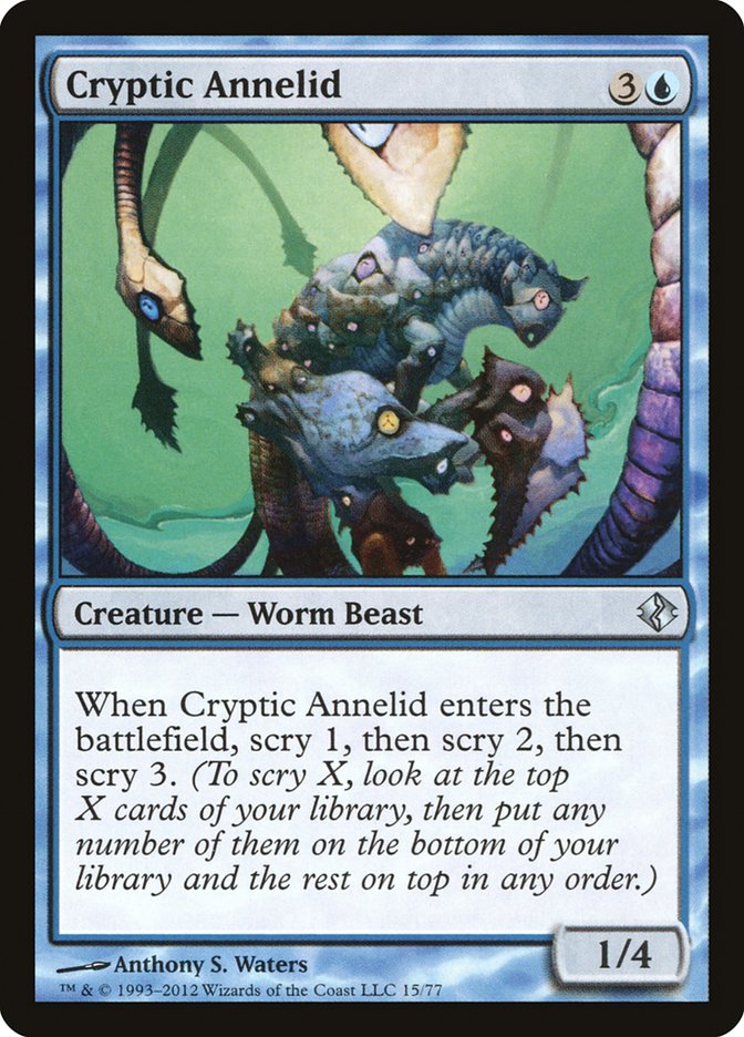 Cryptic Annelid [Duel Decks: Venser vs. Koth] | Nerdhalla Games