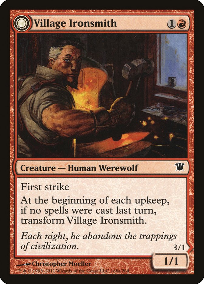 Village Ironsmith // Ironfang [Innistrad] | Nerdhalla Games