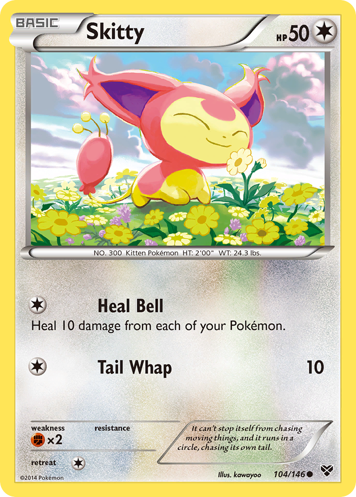 Skitty (104/146) [XY: Base Set] | Nerdhalla Games