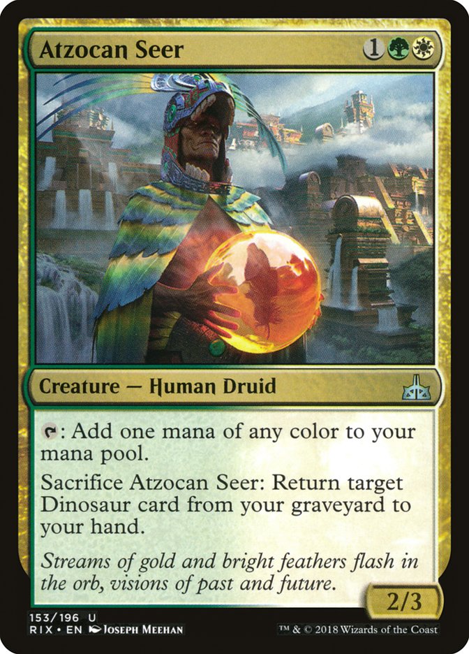 Atzocan Seer [Rivals of Ixalan] | Nerdhalla Games