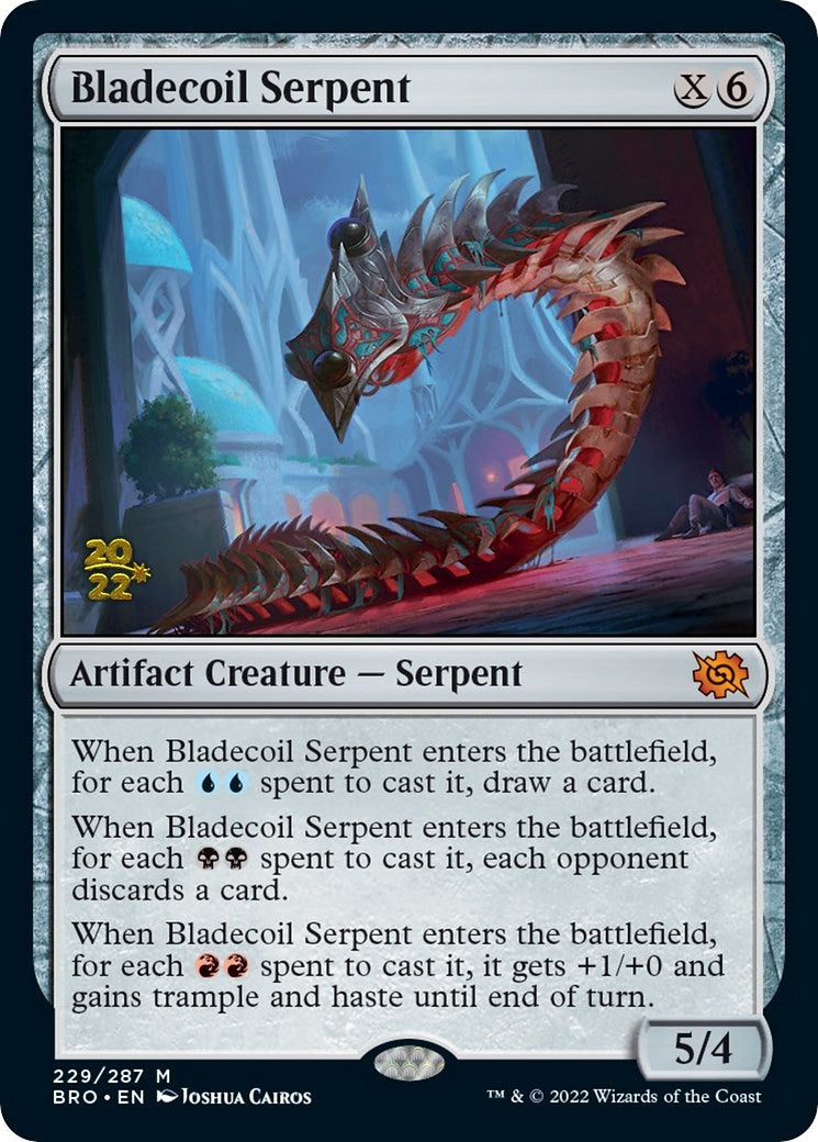 Bladecoil Serpent [The Brothers' War: Prerelease Promos] | Nerdhalla Games