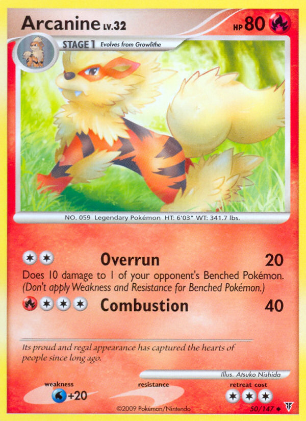 Arcanine (50/147) [Platinum: Supreme Victors] | Nerdhalla Games