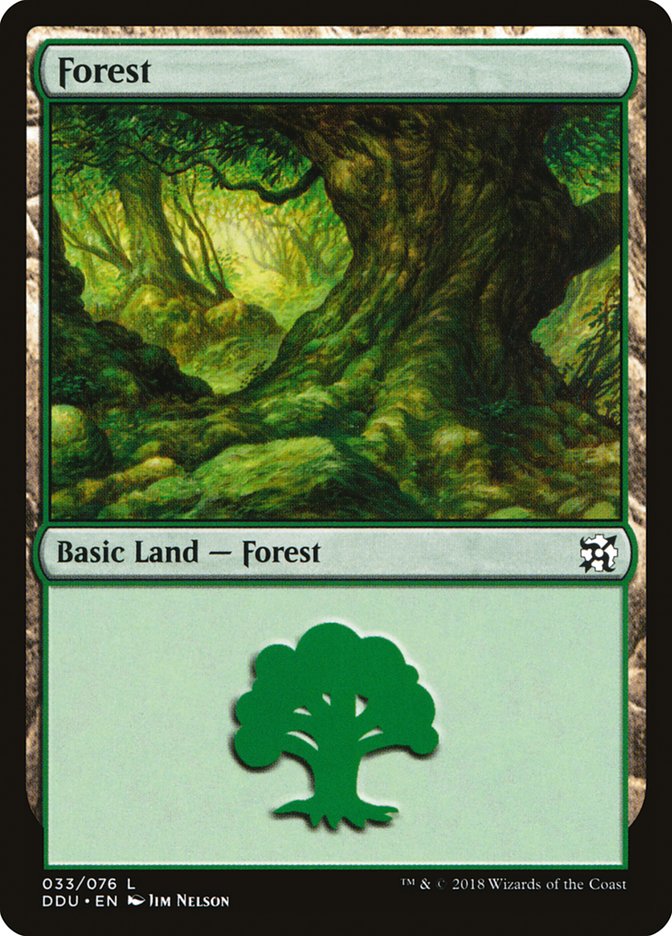 Forest (33) [Duel Decks: Elves vs. Inventors] | Nerdhalla Games