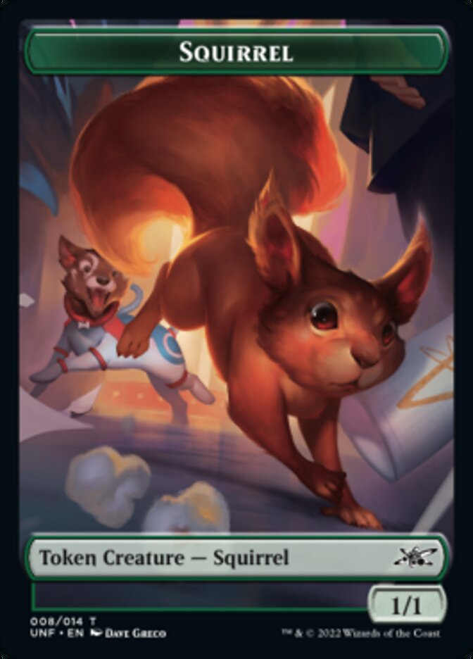 Squirrel Token [Unfinity Tokens] | Nerdhalla Games