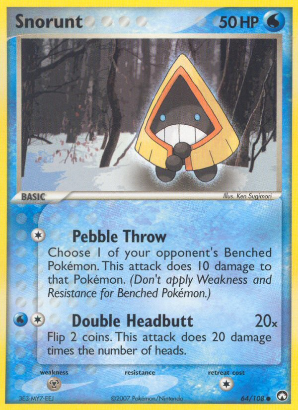 Snorunt (64/108) [EX: Power Keepers] | Nerdhalla Games