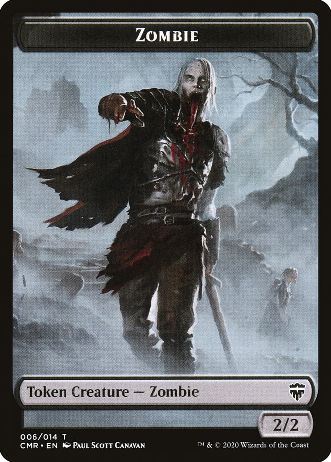 Spirit // Zombie Token [Commander Legends Tokens] | Nerdhalla Games