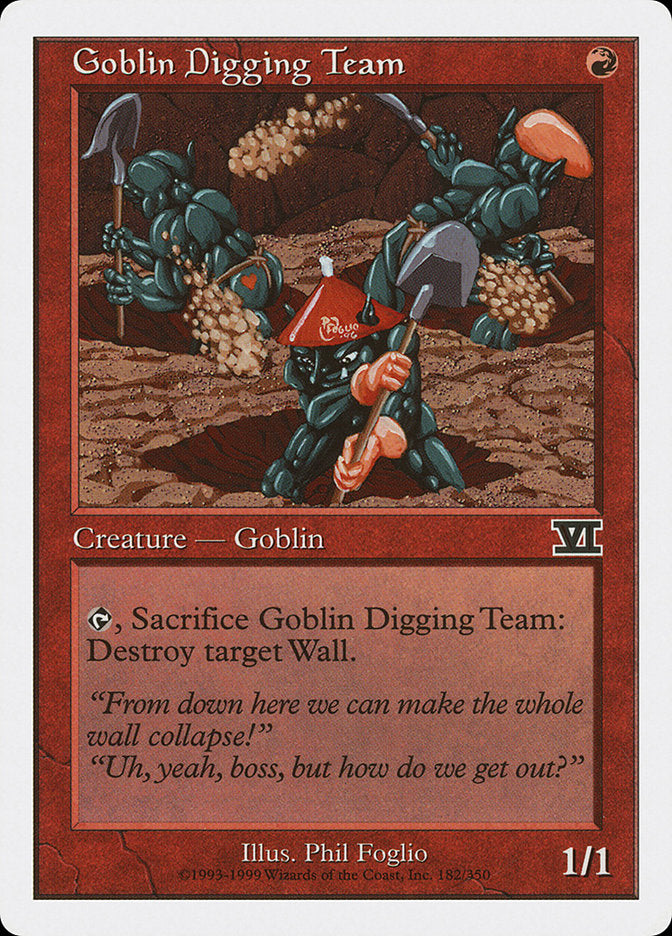 Goblin Digging Team [Classic Sixth Edition] | Nerdhalla Games