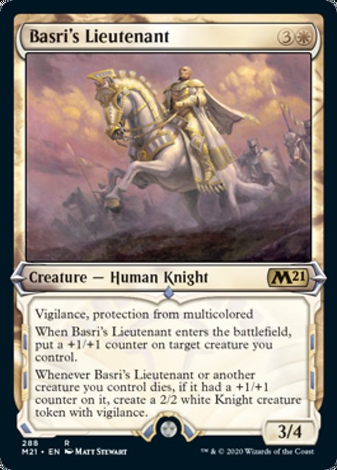 Basri's Lieutenant (Showcase) [Core Set 2021] | Nerdhalla Games