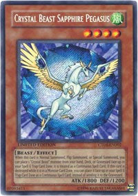 Crystal Beast Sapphire Pegasus [CT04-EN002] Secret Rare | Nerdhalla Games