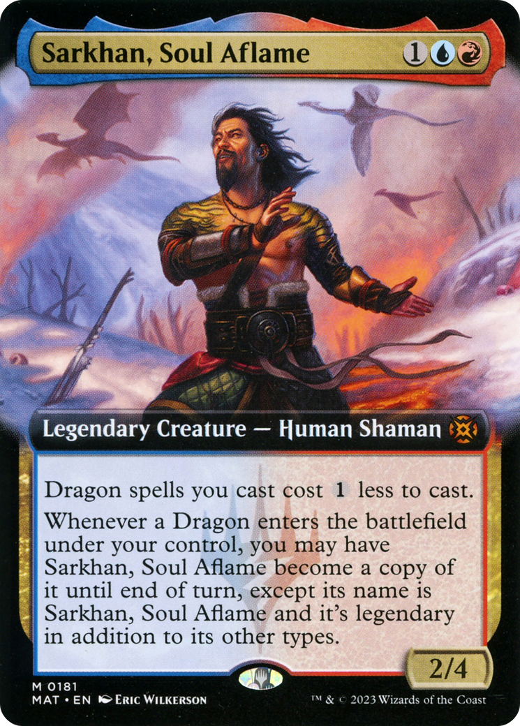 Sarkhan, Soul Aflame (Extended Art) [March of the Machine: The Aftermath] | Nerdhalla Games