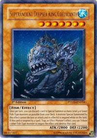 Superancient Deepsea King Coelacanth [PTDN-EN034] Ultra Rare | Nerdhalla Games