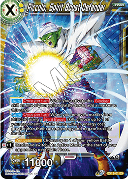 Piccolo, Spirit Boost Defender [EX18-01] | Nerdhalla Games