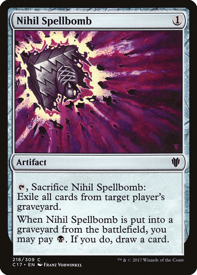 Nihil Spellbomb [Commander 2017] | Nerdhalla Games