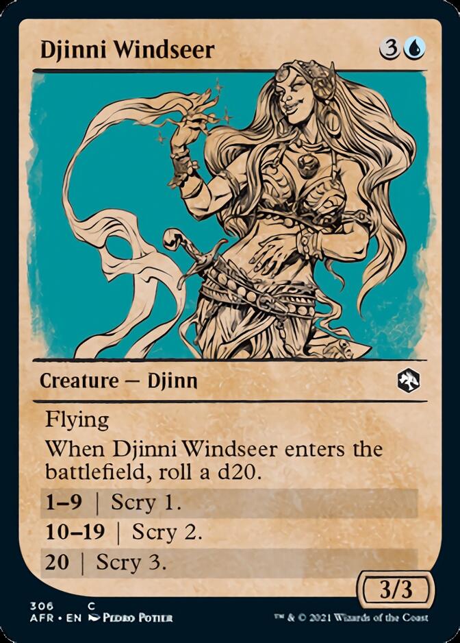 Djinni Windseer (Showcase) [Dungeons & Dragons: Adventures in the Forgotten Realms] | Nerdhalla Games