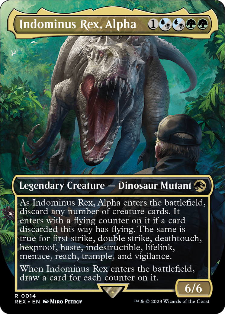 Indominus Rex, Alpha (Borderless) [Jurassic World Collection] | Nerdhalla Games