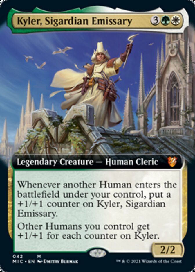 Kyler, Sigardian Emissary (Extended) [Innistrad: Midnight Hunt Commander] | Nerdhalla Games