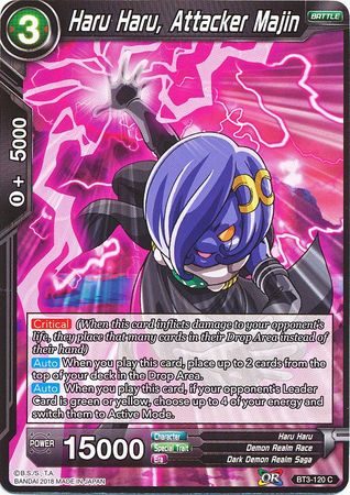 Haru Haru, Attacker Majin [BT3-120] | Nerdhalla Games