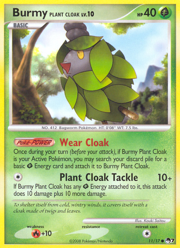 Burmy Plant Cloak (11/17) [POP Series 7] | Nerdhalla Games