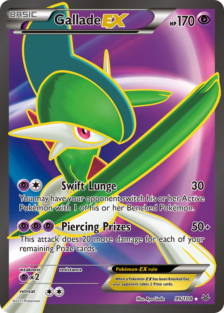 Gallade EX (99/108) [XY: Roaring Skies] | Nerdhalla Games