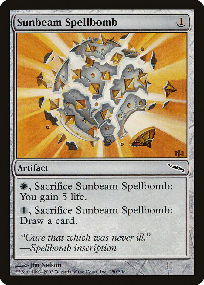 Sunbeam Spellbomb [Mirrodin] | Nerdhalla Games