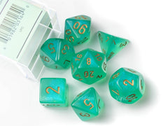 Chessex - Polyhedral 7 Sided Dice Set - Borealis | Nerdhalla Games