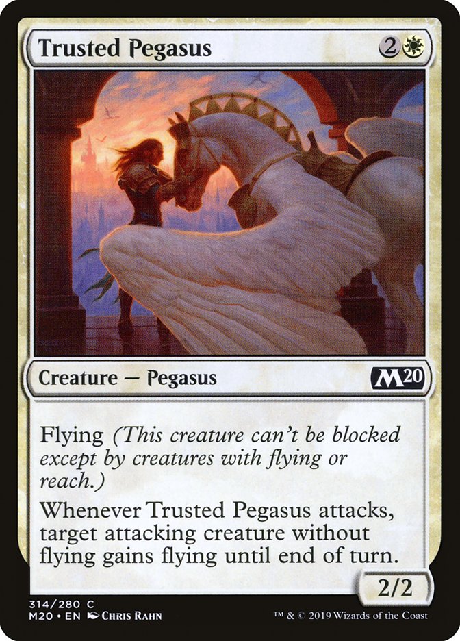 Trusted Pegasus [Core Set 2020] | Nerdhalla Games